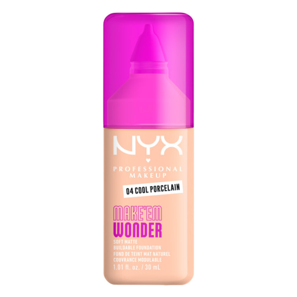 NYX Make 'EM Wonder Foundation 04 Cool Porcelain 30 ml