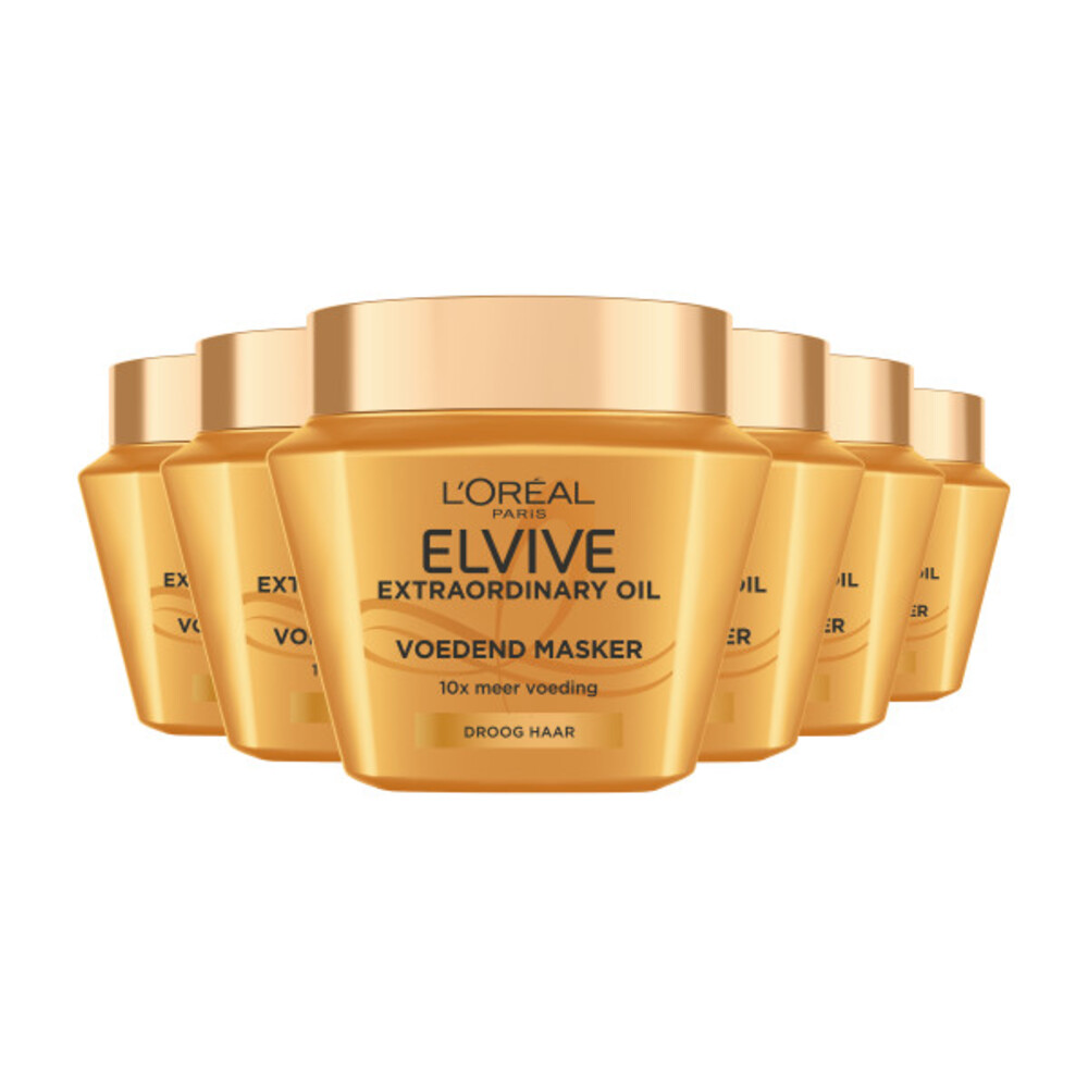 6x L'Oréal Extra Ordinary Oil Hair Mask 300 ml