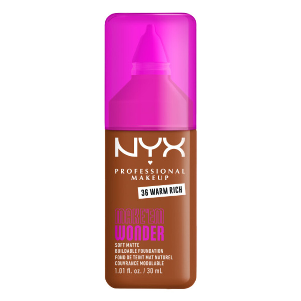 NYX Make 'EM Wonder Foundation 36 Warm Rich 30 ml