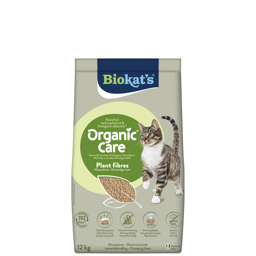 Biokat's Kattenbakvulling Organic Care Plant Fibres 30 liter