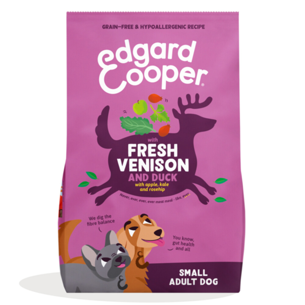 Edgard&Cooper Hondenvoer Droog Adult Small Hert&Eend 3 kg