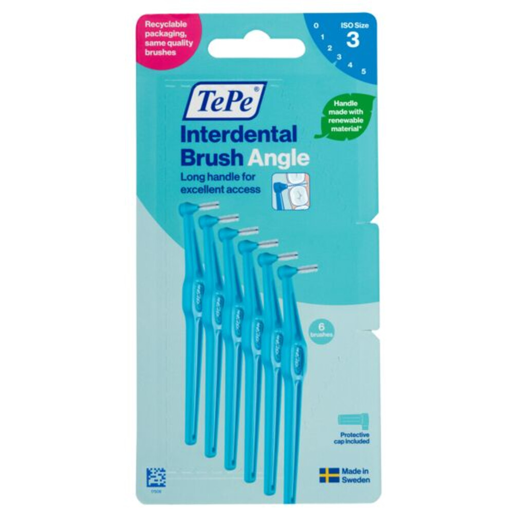 TePe Angle Interdentale Ragers 0, 6 Mm Blauw 6 Stuks