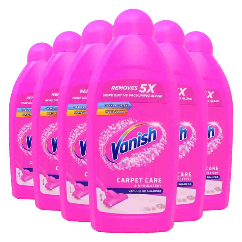 6x Vanish Stofzuiger shampoo Tapijt Reiniging 450 ml