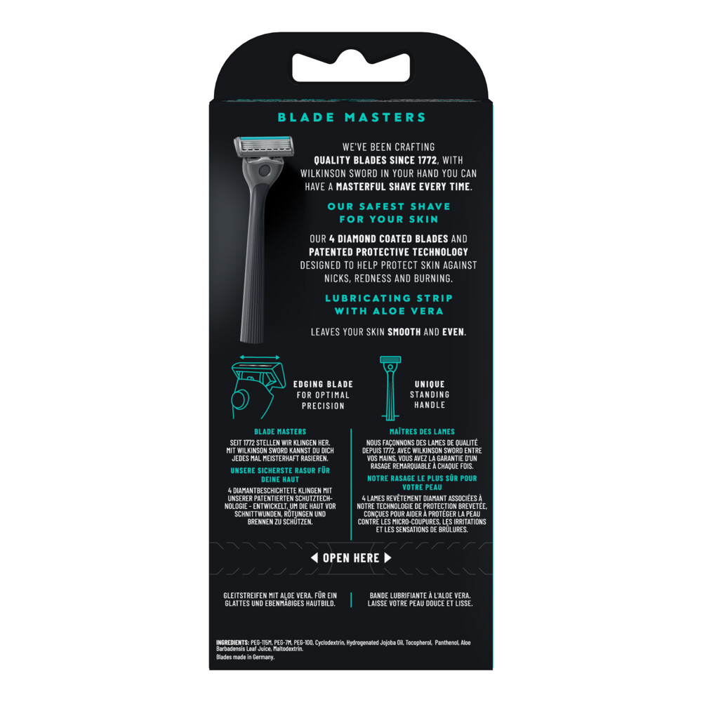 1+1 gratis: Wilkinson Quattro Scheersysteem + Navulmesjes, foto 2