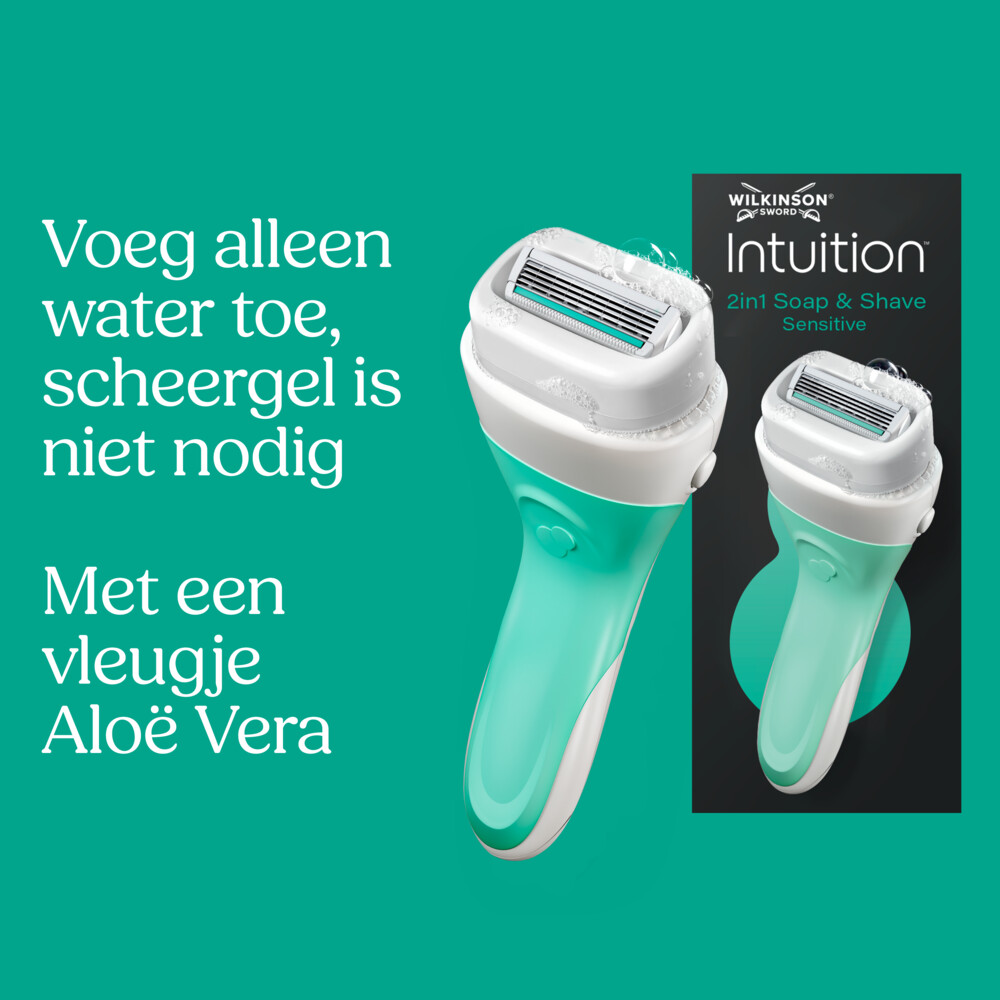 1+1 gratis: Wilkinson Intuition 2in1 Soap and Shave Navulmesjes 4 stuks, foto 3