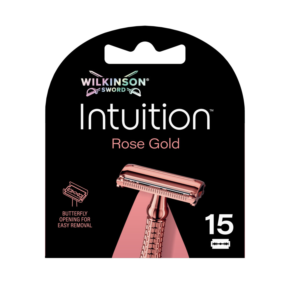 Wilkinson Intuition Rose Gold Navulmesjes 15 stuks
