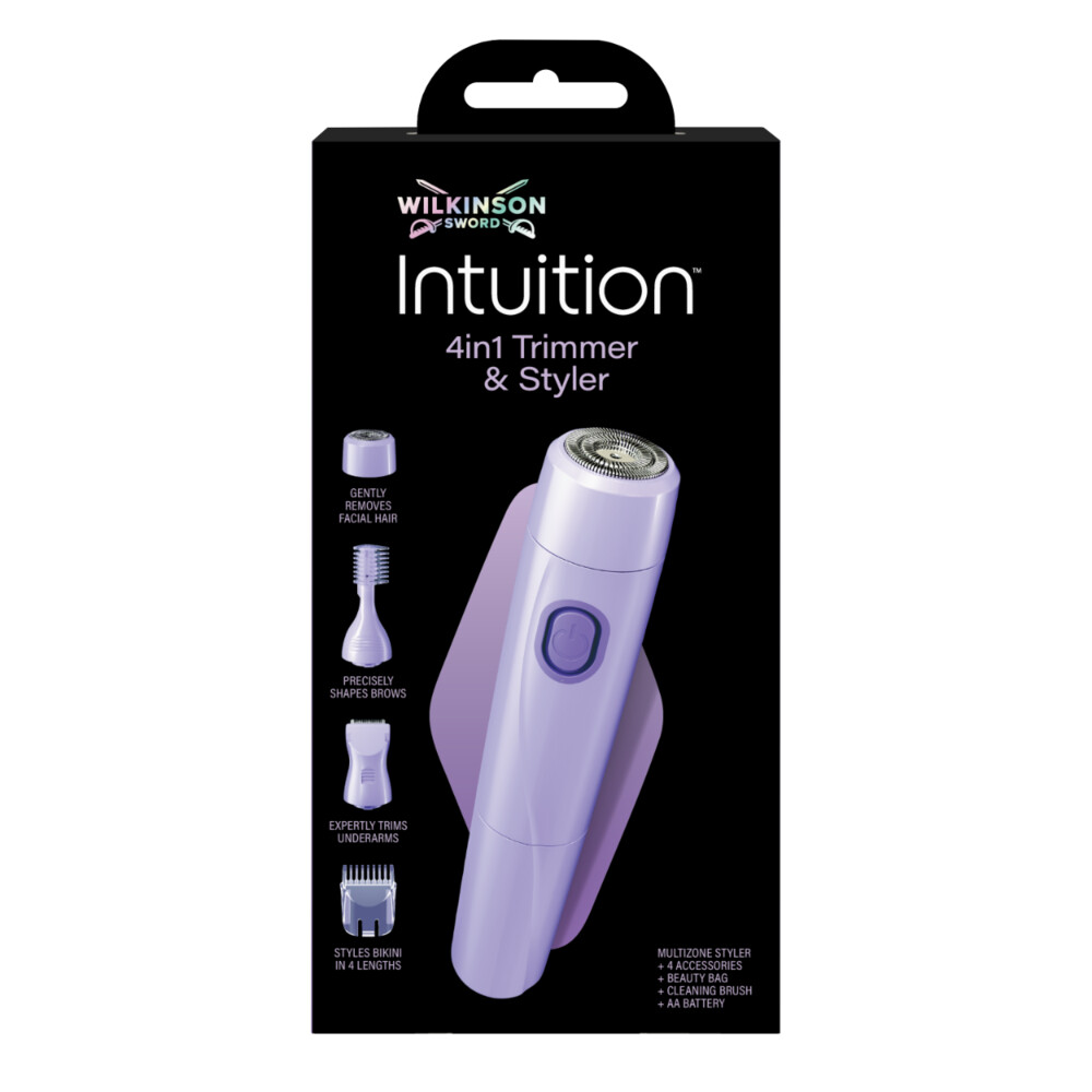 1+1 gratis: Wilkinson Intuition 4-in-1 Trimmer and Styler Multi-Zone Styler + 4 Opzetstukken
