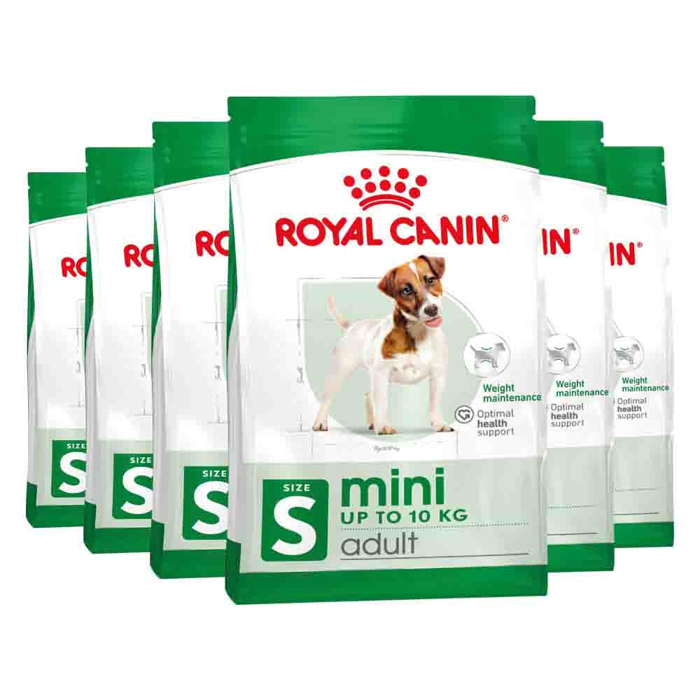 6x Royal Canin Hondenvoer Droog Mini Adult 2 kg