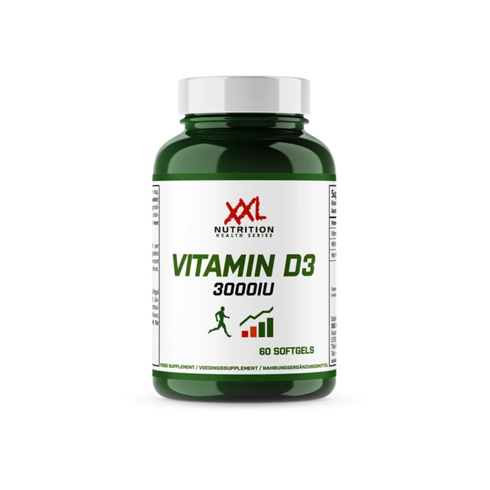 XXL Nutrition Vitamine D3 3000 IU 60 softgels