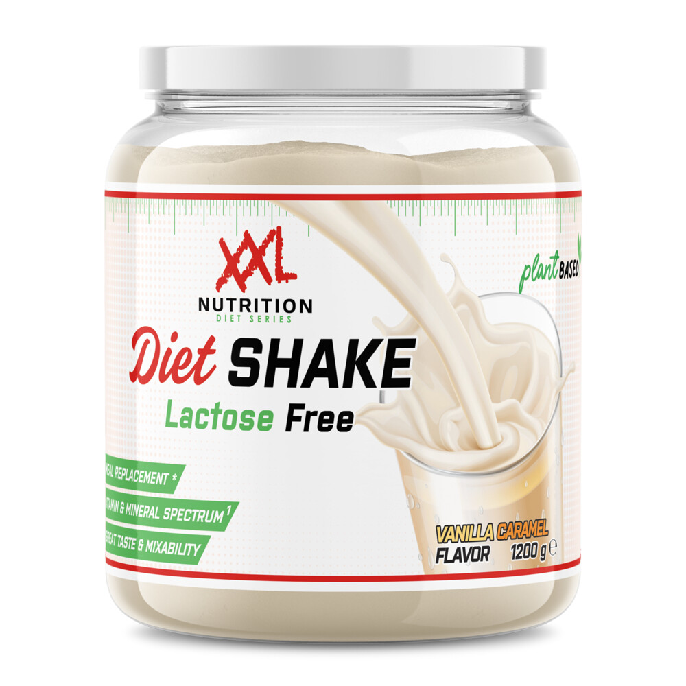 Xxl Nutrition Diet Shake Lactosevrij Vanille Caramel 1200 Gr