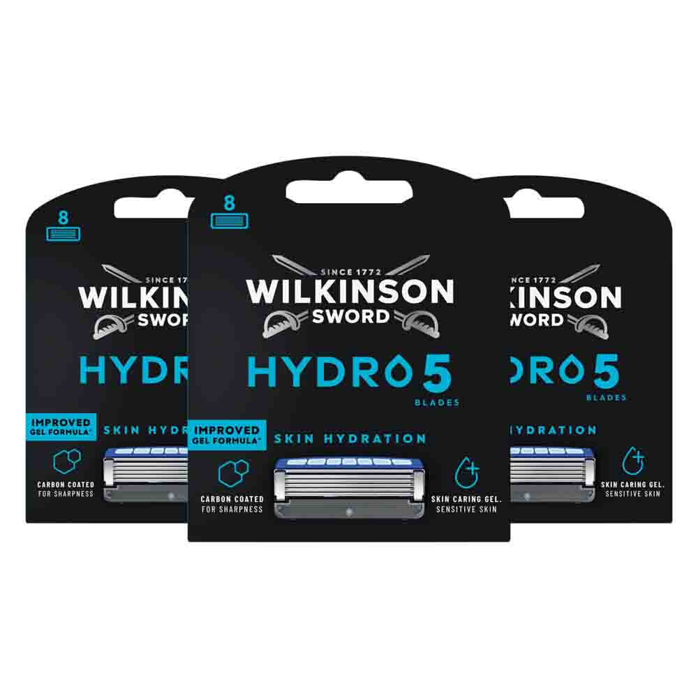 3x Wilkinson Hydro 5 Navulmesjes 8 stuks