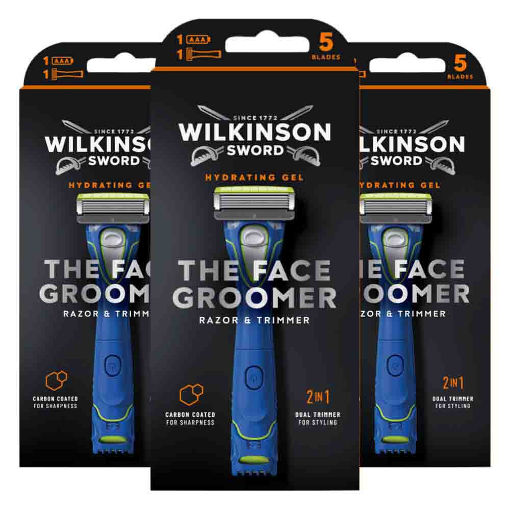 3x Wilkinson The Face Groomer Scheersysteem 1 stuk