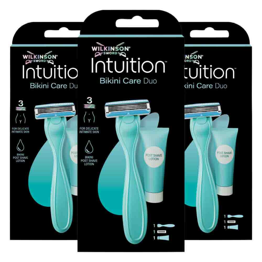 3x Wilkinson Intuition Bikini Care Duo Kit