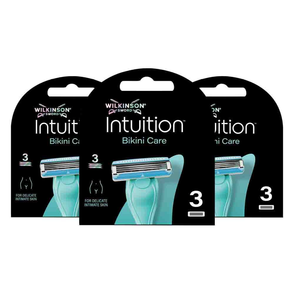 3x Wilkinson Intuition Bikini Care Navulmesjes 3 stuks