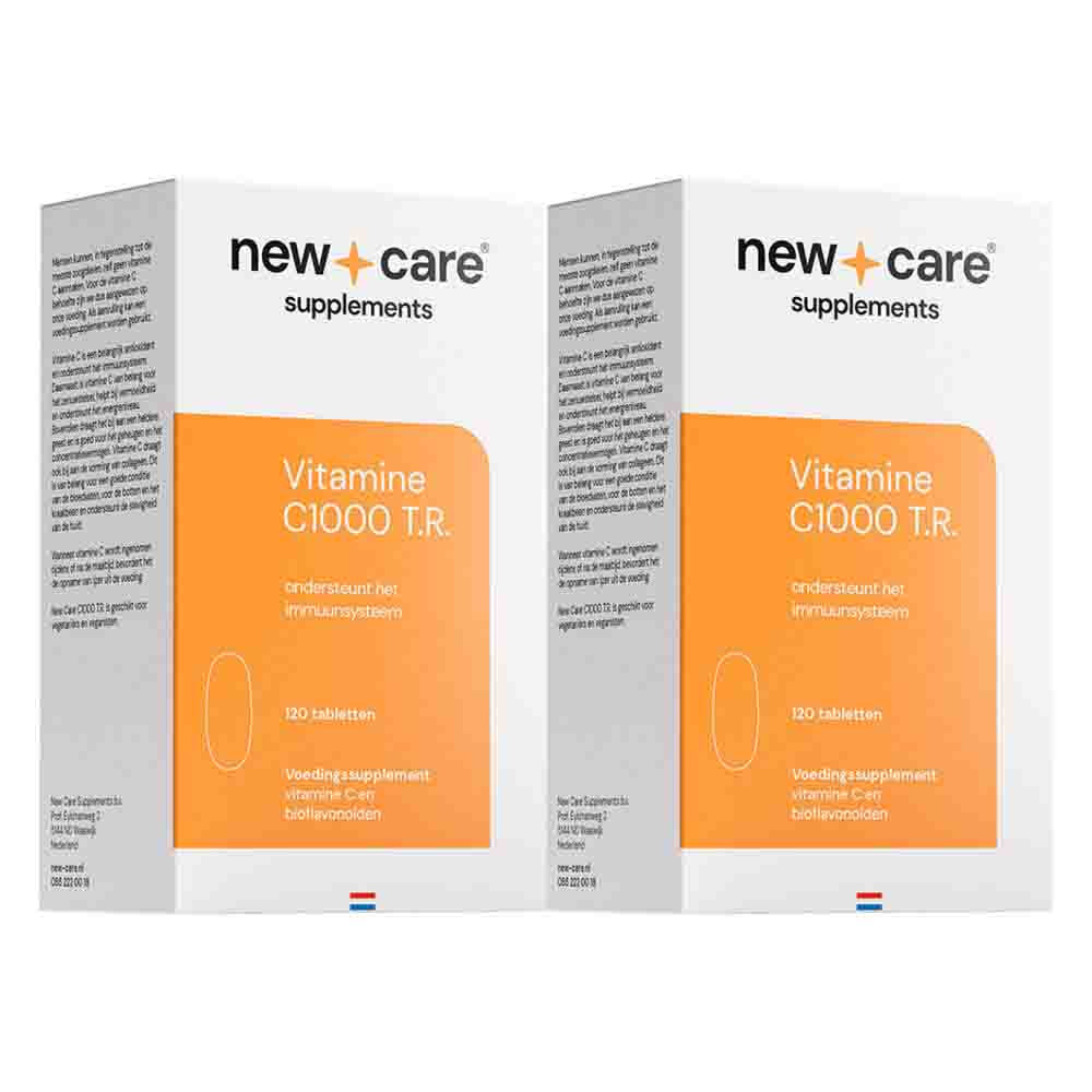 2x New Care Vitamine C1000 T.R. 120 tabletten