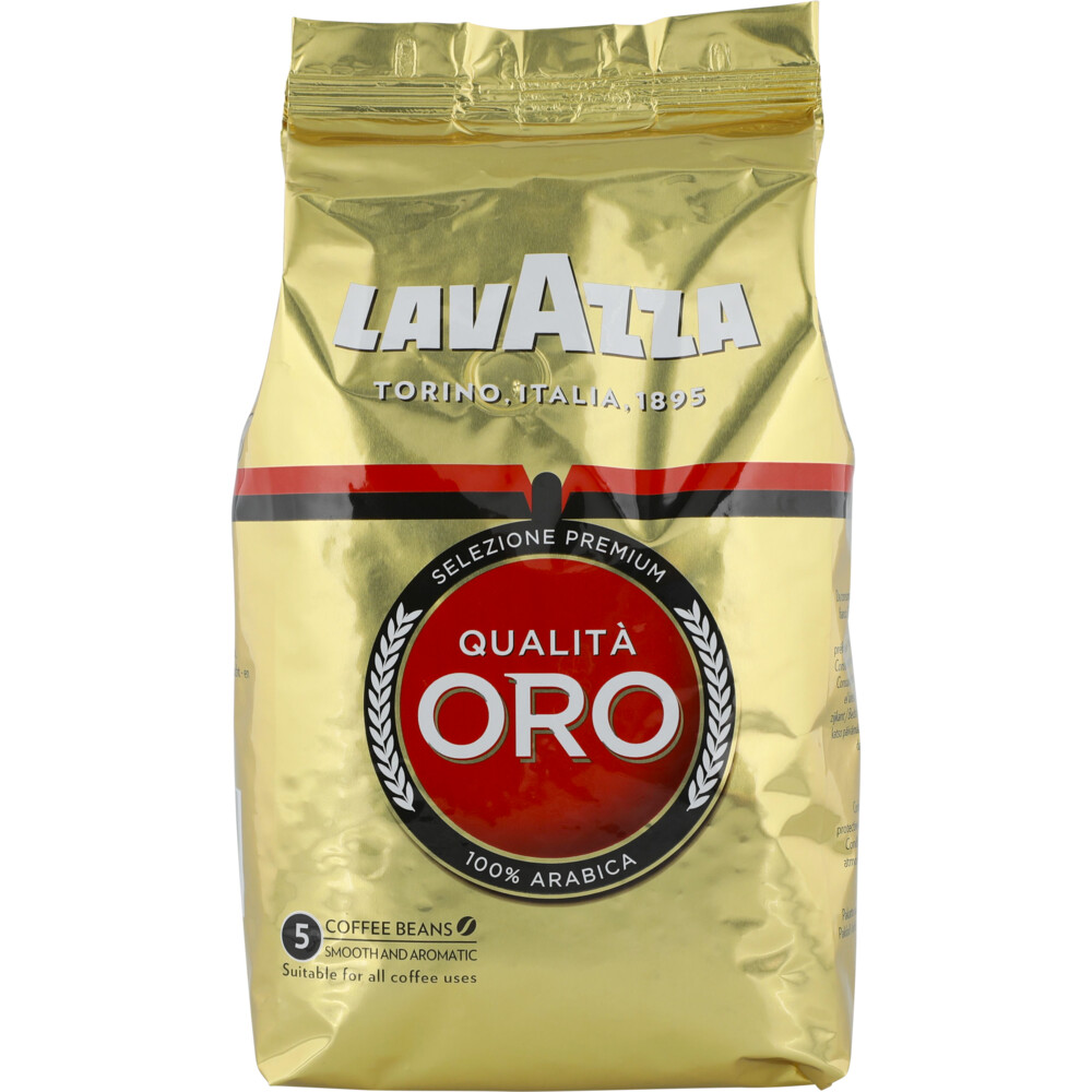 6x Lavazza Qualità Oro Koffiebonen 1 kg
