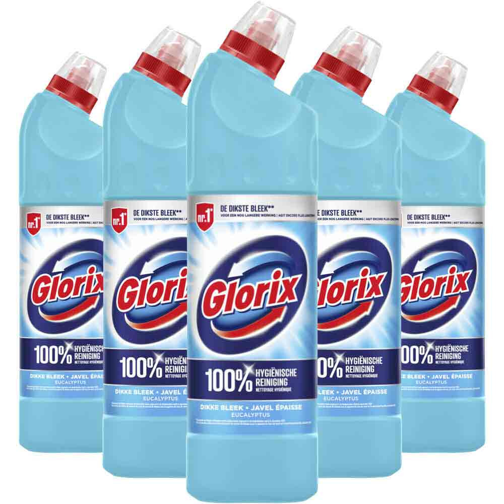 5x Glorix Bleek Eucalyptus 750 ml