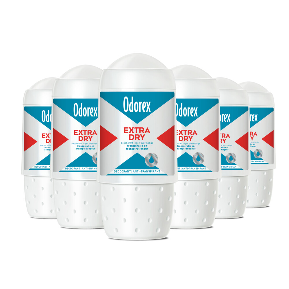 6x Odorex Deodorant roller Extra Dry 50 ml