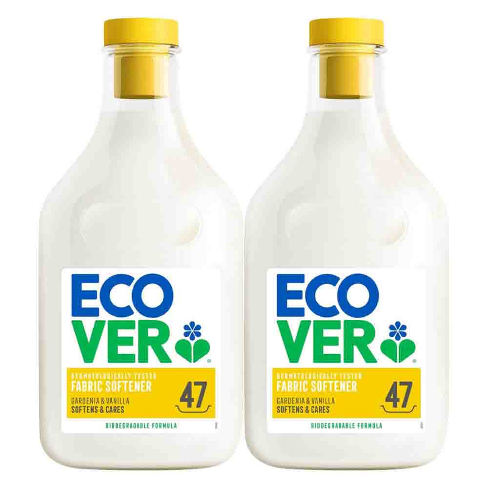 2x Ecover Wasverzachter Gardenia 47 Wasbeurten 1,43 liter