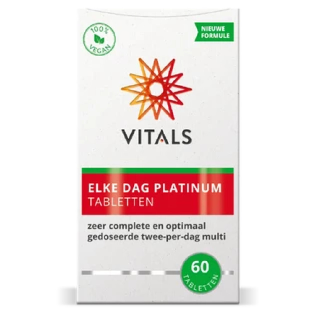 Vitals Elke Dag Platinum 60 tabletten