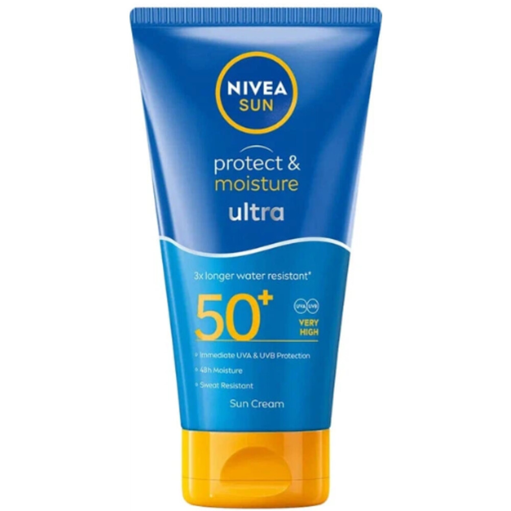 1+2 gratis: NIVEA Sun Protect&Moisture Zonnecreme SPF50+ 150 ml