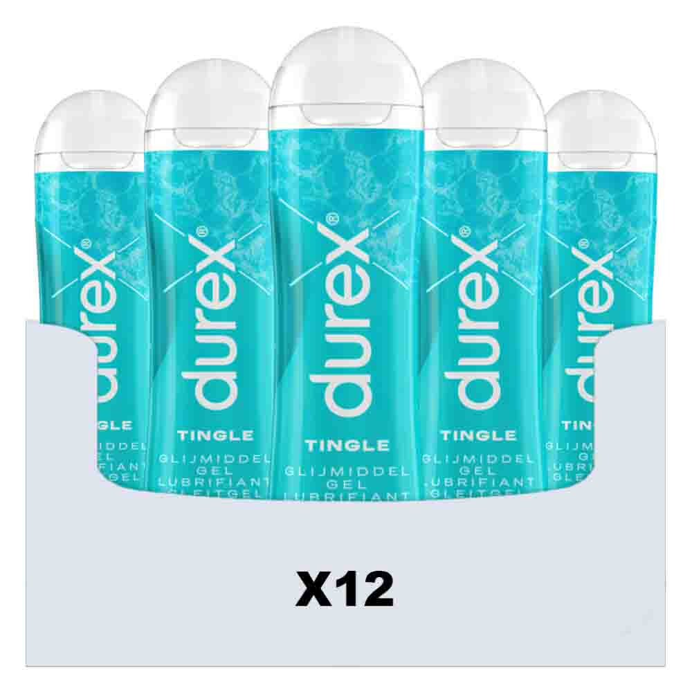 12x Durex Play Glijmiddel Tingle 100 ml