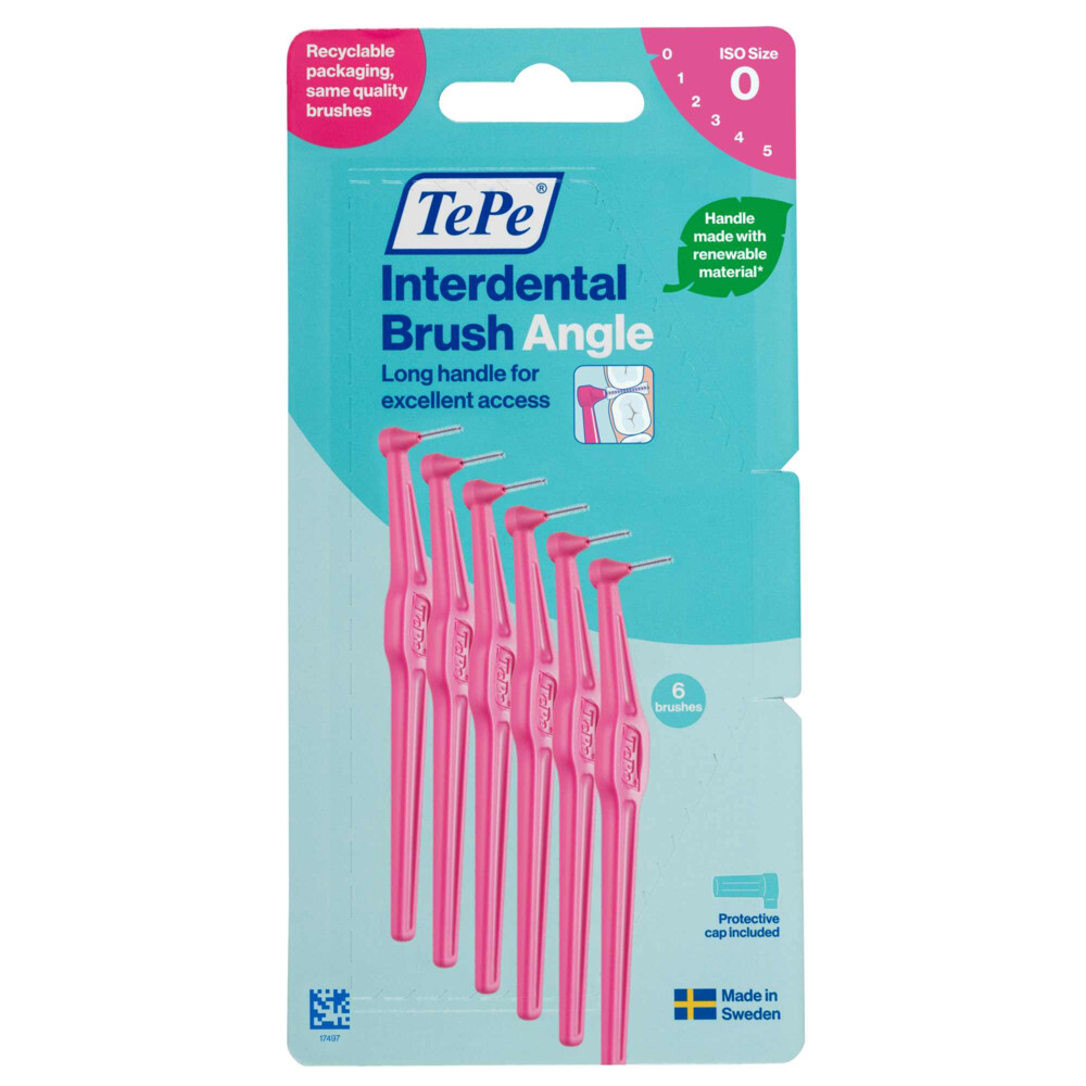 TePe Angle Interdentale Ragers 0,4 mm Roze 6 stuks