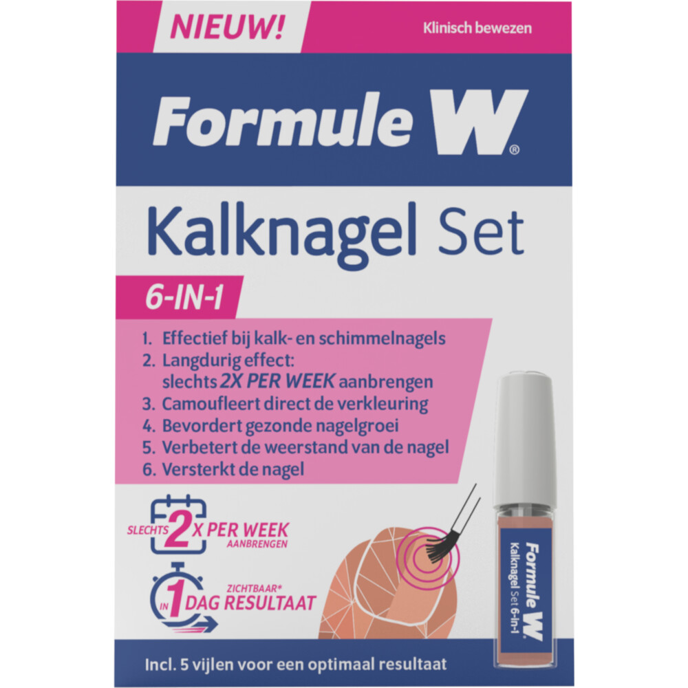 Formule W Kalknagel Set 6in1