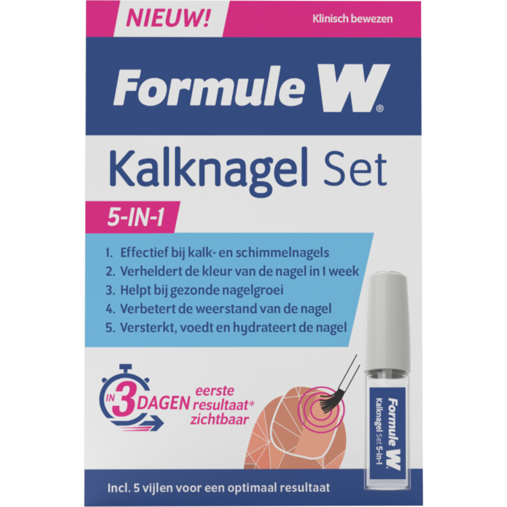 Formule W Kalknagel Set 5in1
