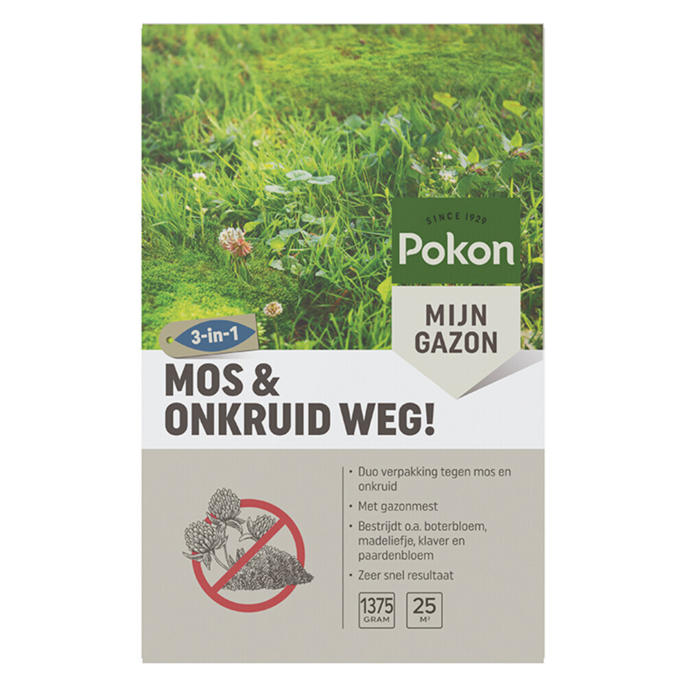 Pokon Mos & Onkruid Weg voor 25 m² 1,375 kg