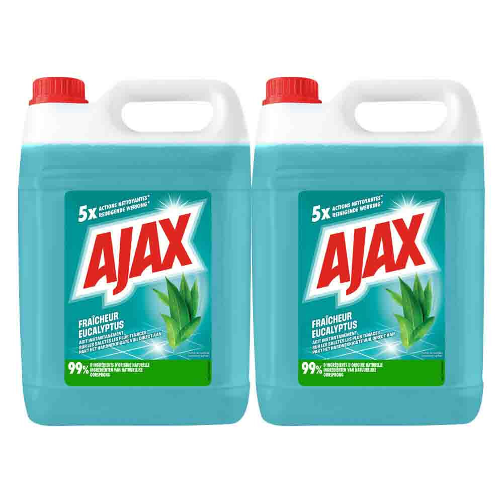 2x Ajax Allesreiniger Eucalyptus 5 liter