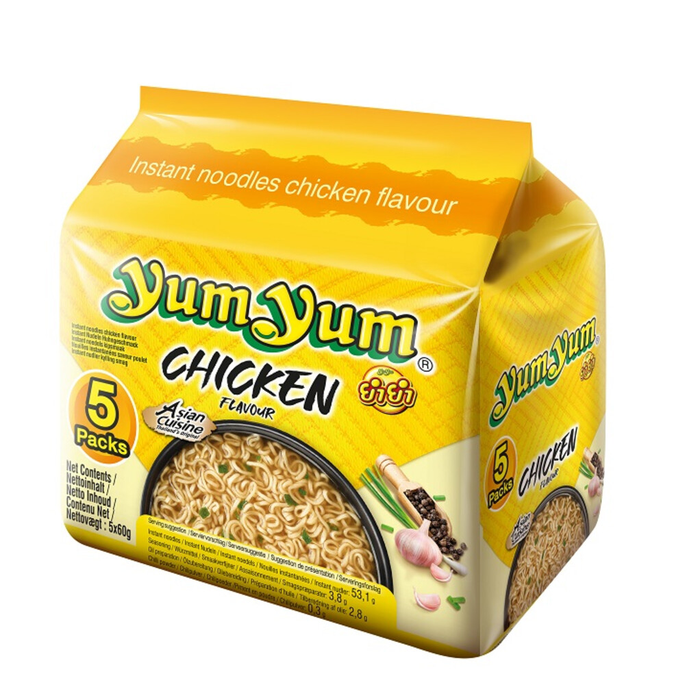 3x Yum Yum Bami Soep Kip 5 x 60 gr