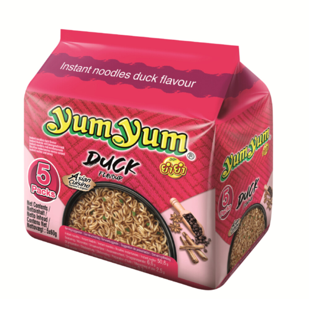 3x Yum Yum Bami Soep Eend 5 x 60 gr
