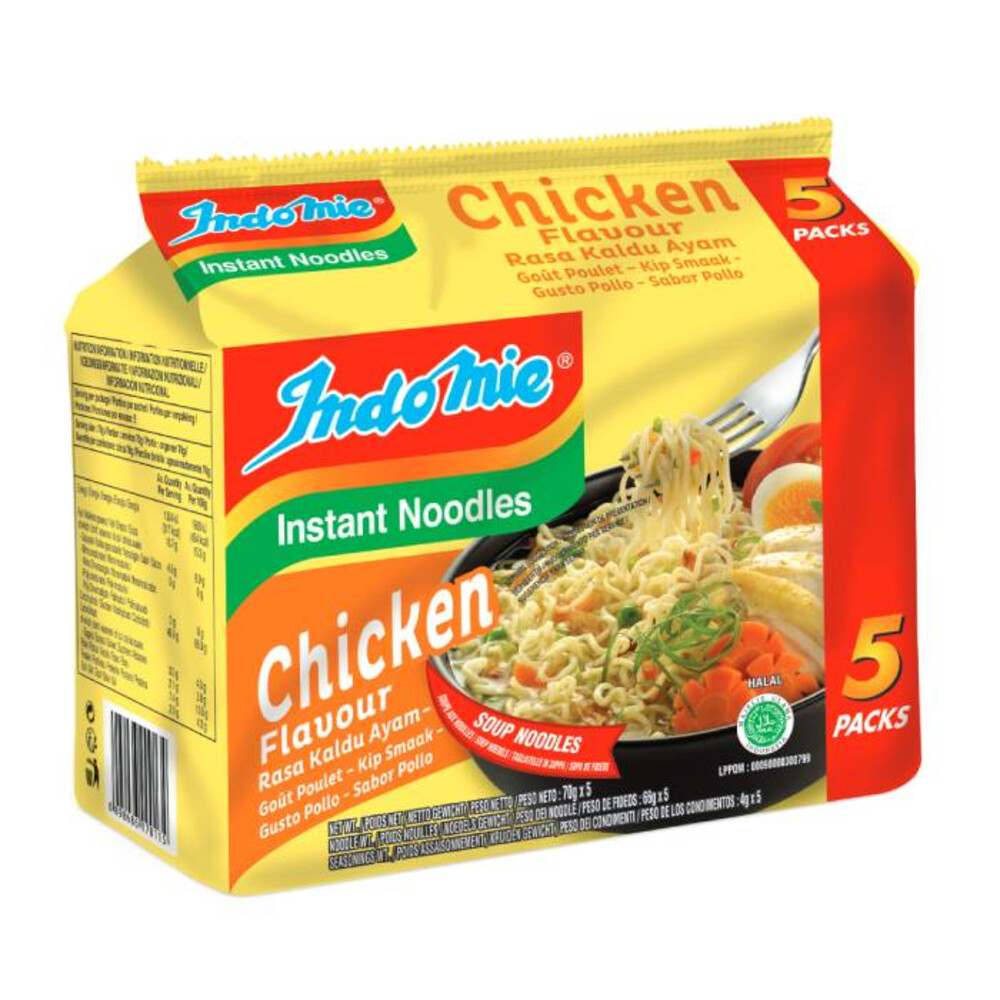 8x Indomie Instant Kip 5 x 80 gr