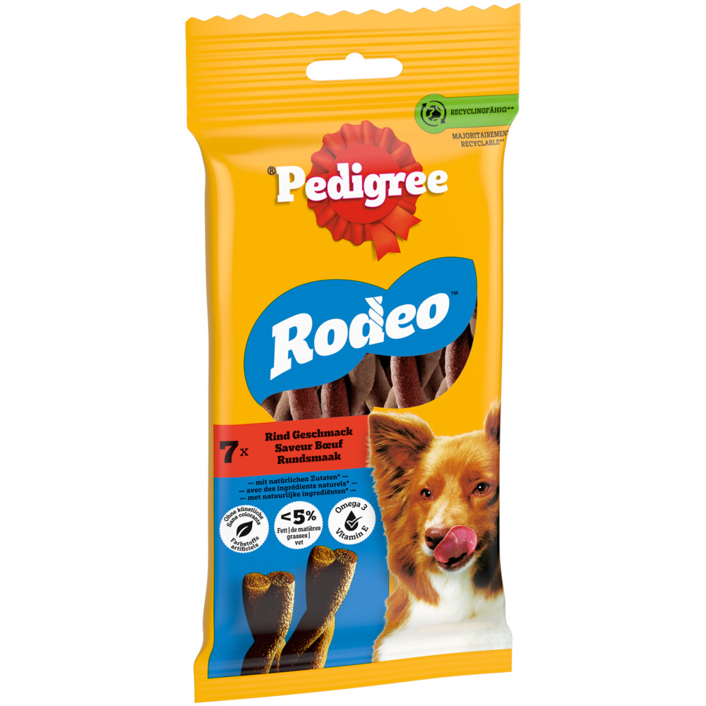 Pedigree Hondensnack Rodeo Rund 123 gr