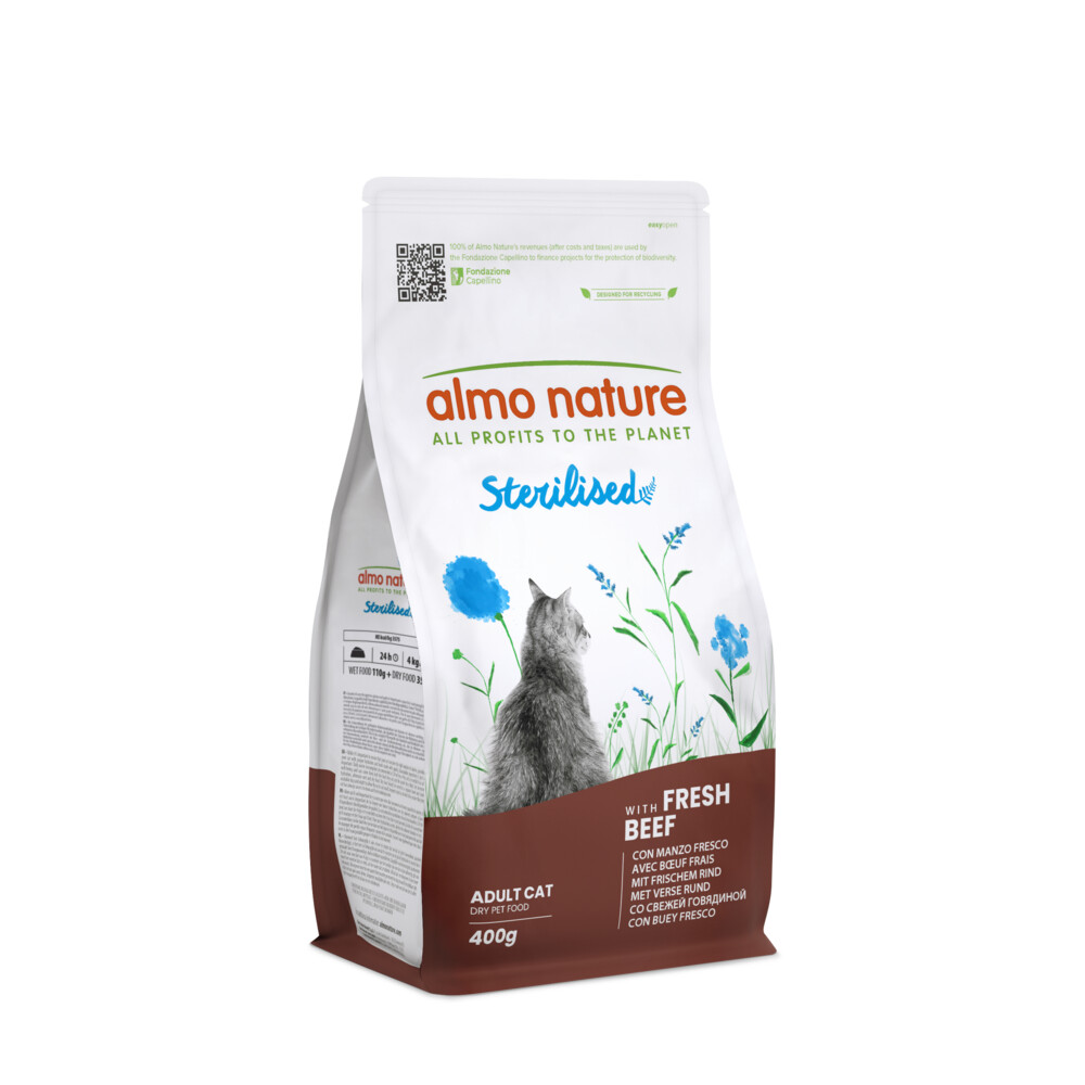 Almo Nature Kattenvoer Droog Sterilised Rund 400 gr