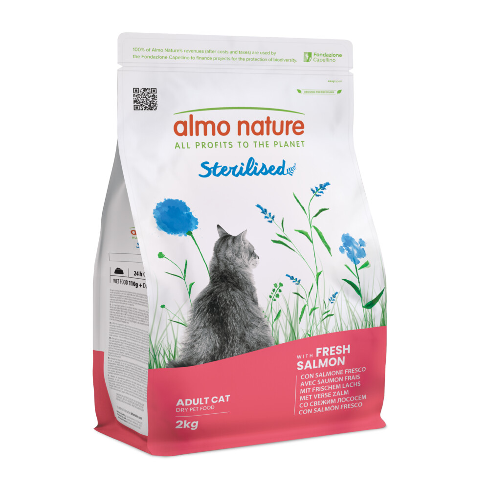 Almo Nature Kattenvoer Droog Sterilised Zalm 2 kg