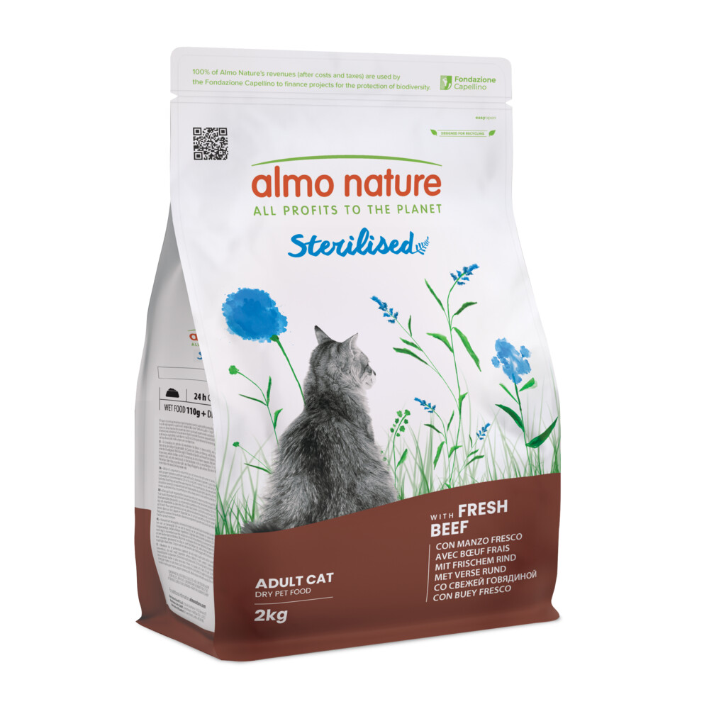 Almo Nature Kattenvoer Droog Sterilised Rund 2 kg