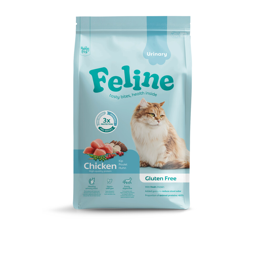 HobbyFirst Feline Kattenvoer Droog Sensitive Urinary 4,5 kg