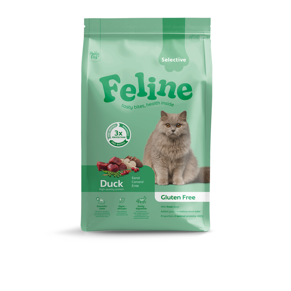 HobbyFirst Feline Kattenvoer Droog Sensitive Selective 4,5 kg