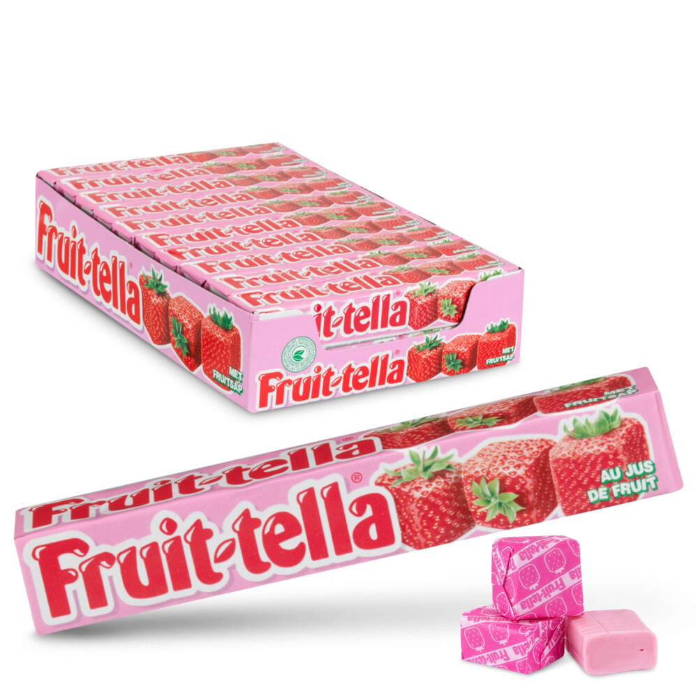 Fruittella Snoep Aardbei Vegan 20 stuks