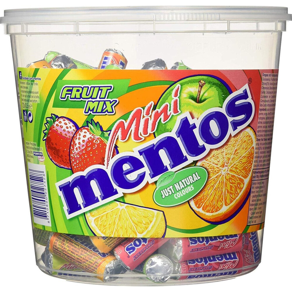Mentos Fruit Silo Snoep Vegan