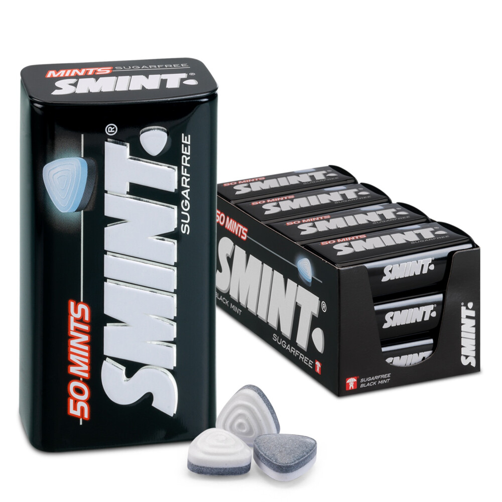 Smint Blackmint Suikervrij 12 stuks
