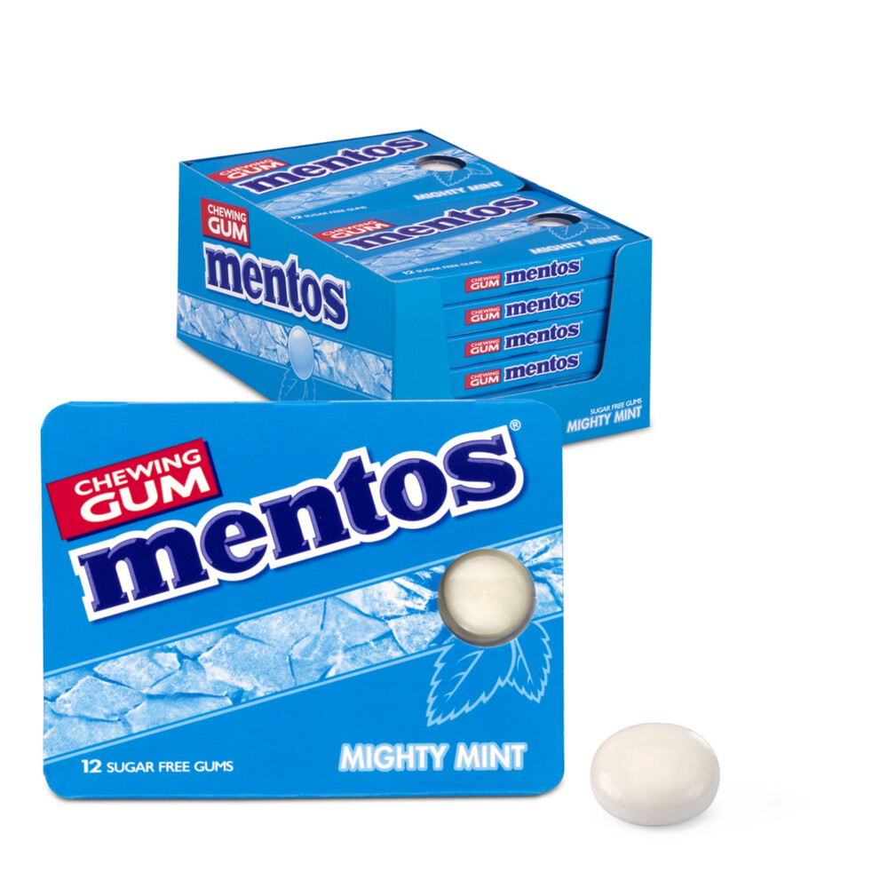 Mentos Mighty Mint blister 12 x 12 stuks