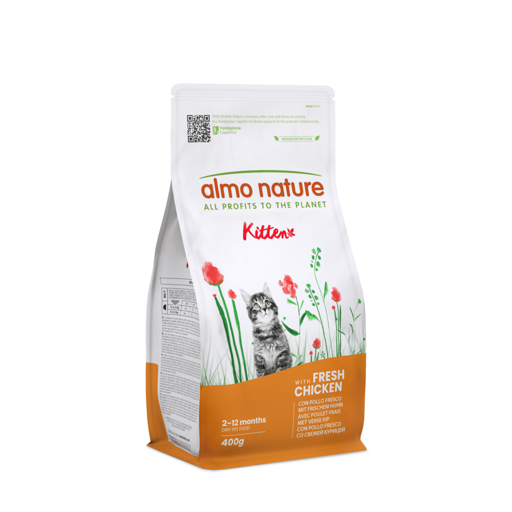 Almo Nature Kattenvoer Droog Life Maintenance Kitten Kip&Rijst 400 gr