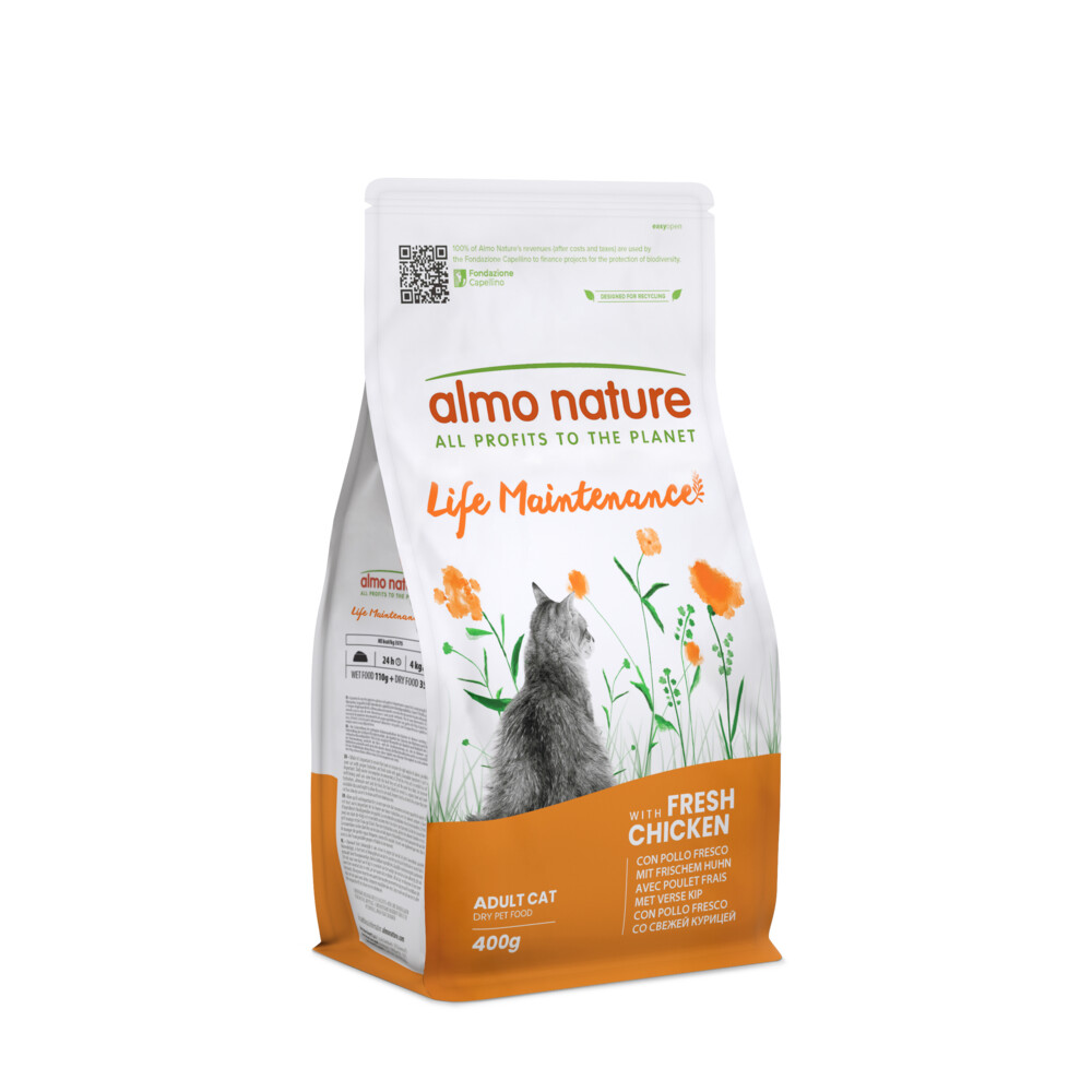 Almo Nature Kattenvoer Droog Life Maintenance Kip&Rijst 400 gr