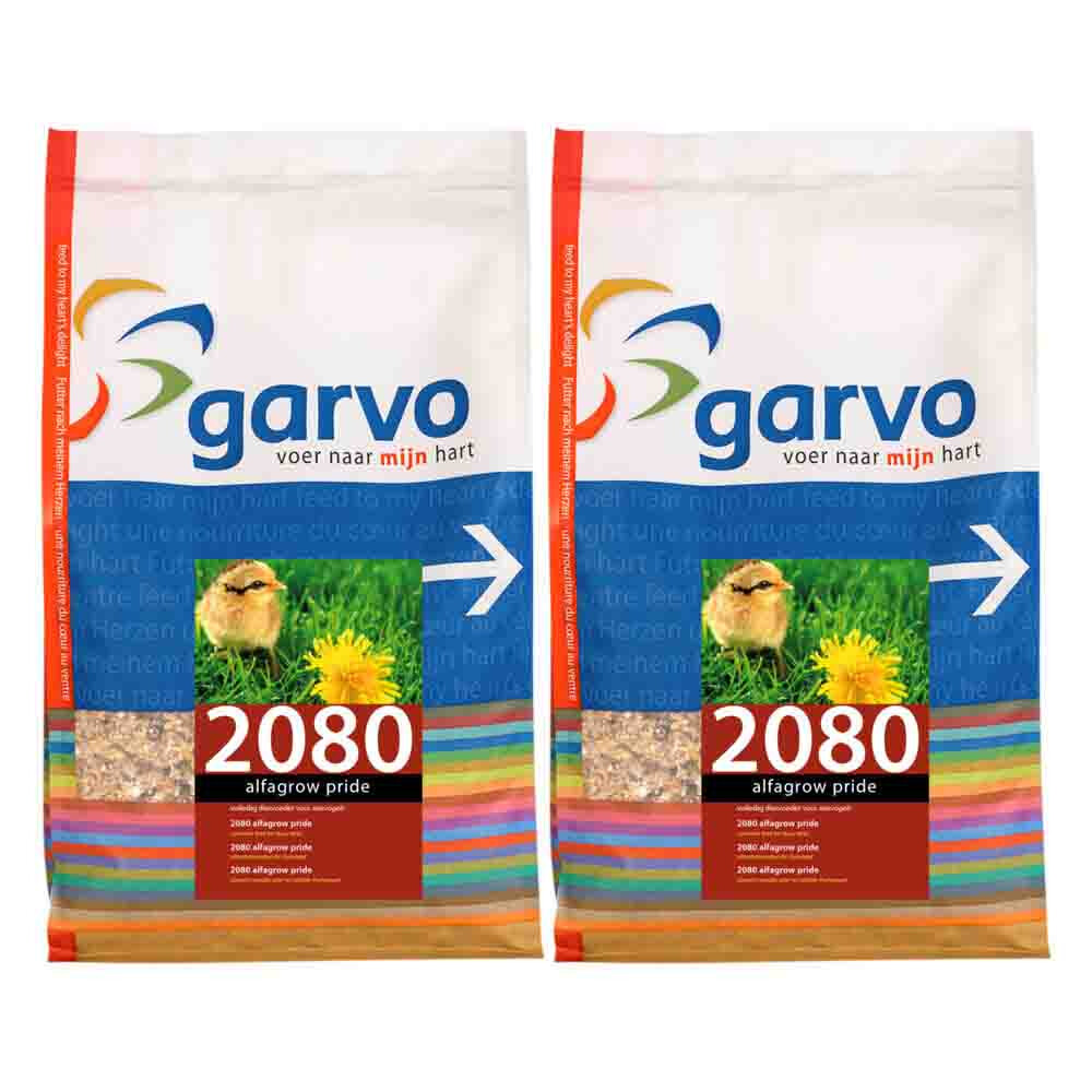 2x Garvo Vogelvoer Alfagrow Pride 4 kg