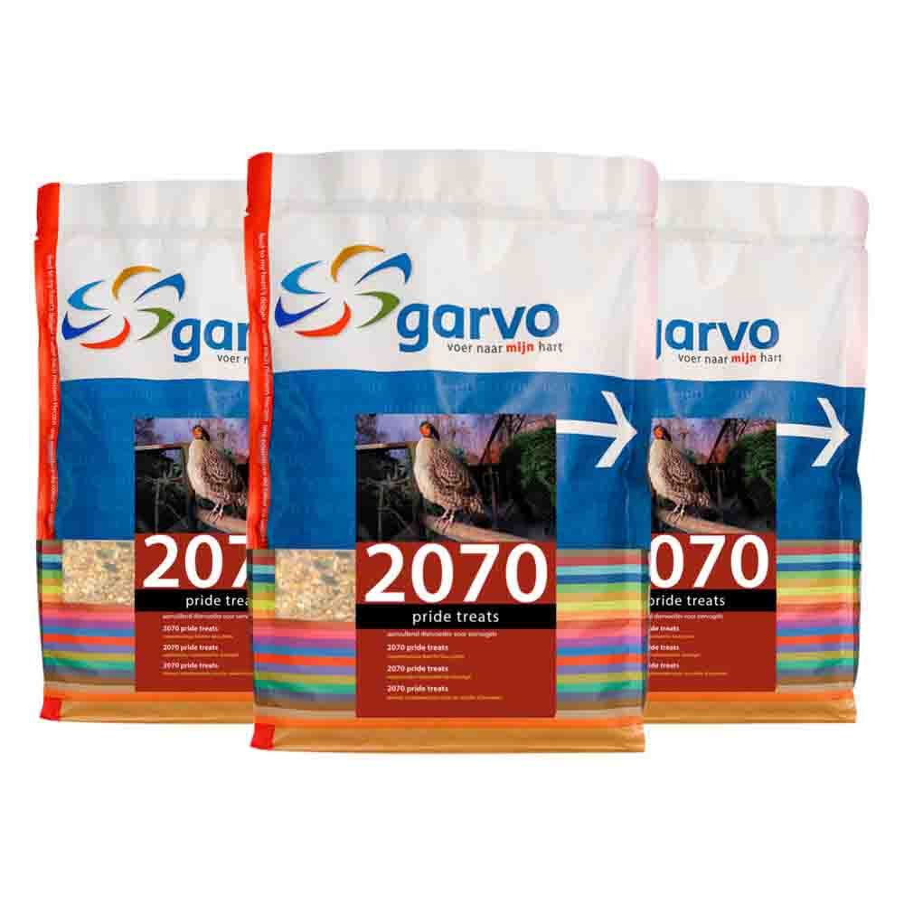 3x Garvo Vogelvoer Pride Treats (207008) 800 gr