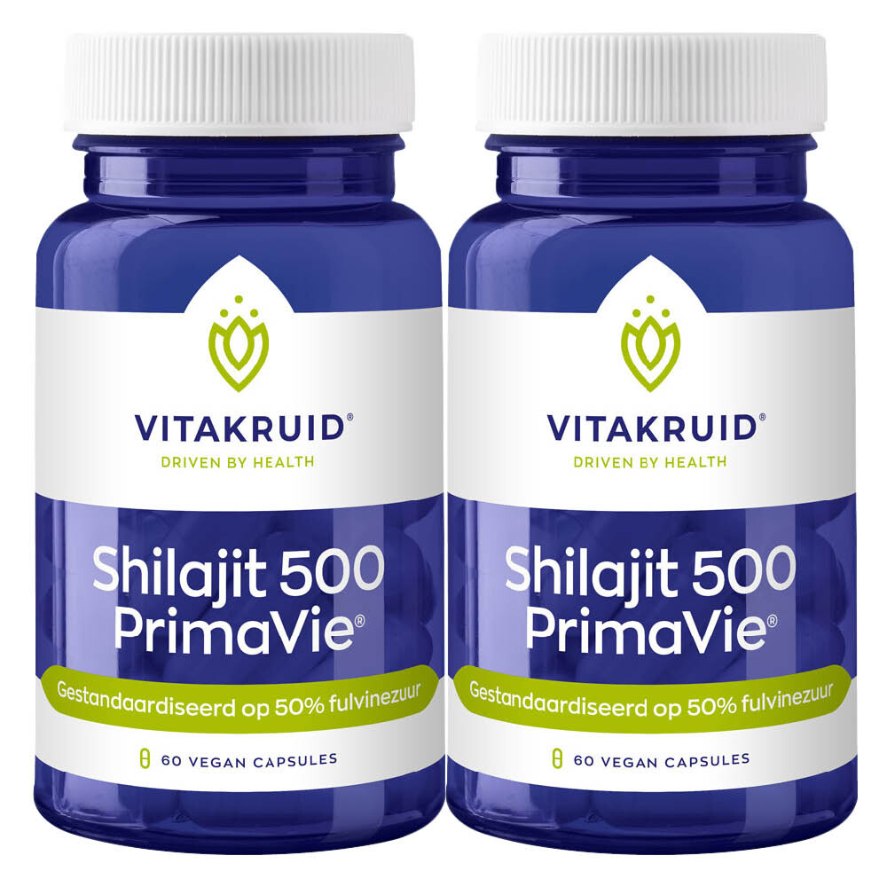 2x Vitakruid Shilatjit 500 PrimaVie 60 capsules
