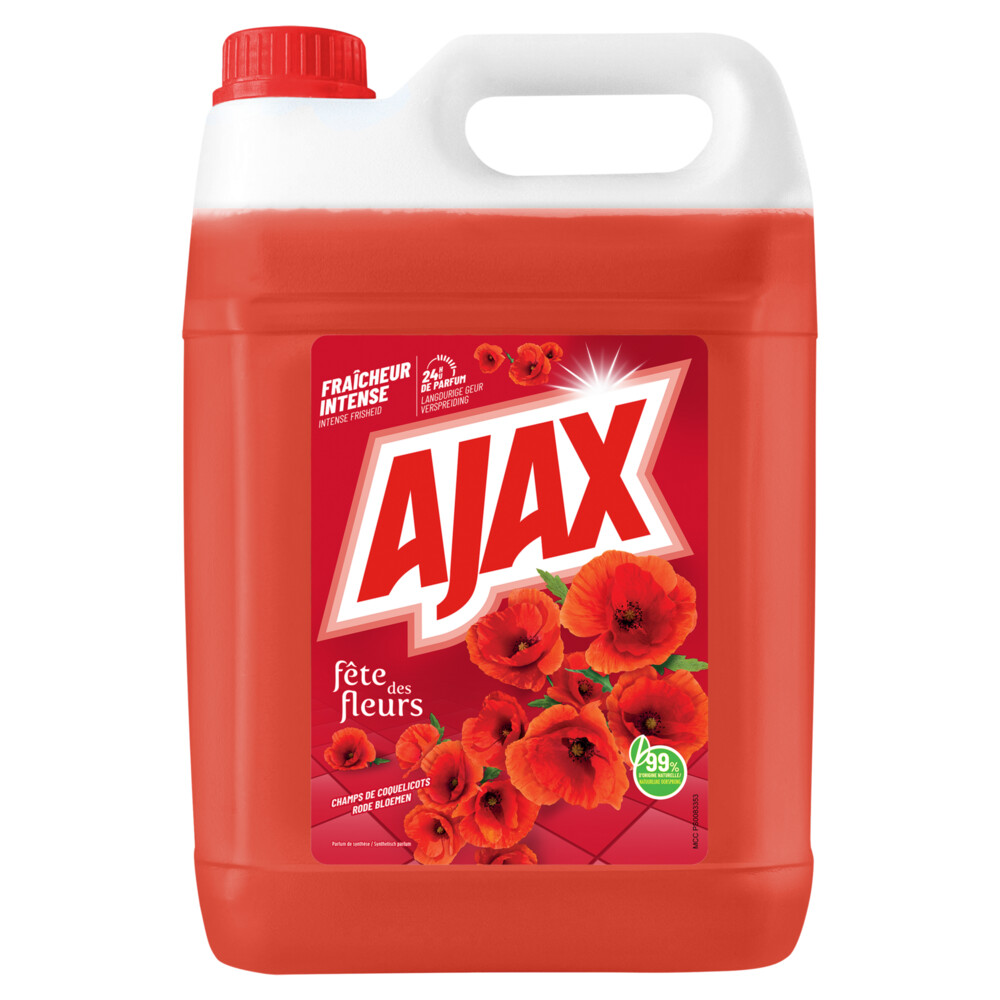 Ajax Allesreiniger Rode Bloemen 5 liter